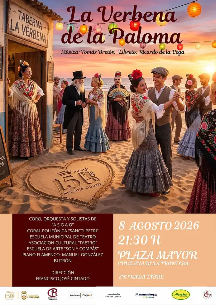 Chiclana prepara mil asientos para su gran noche de zarzuela