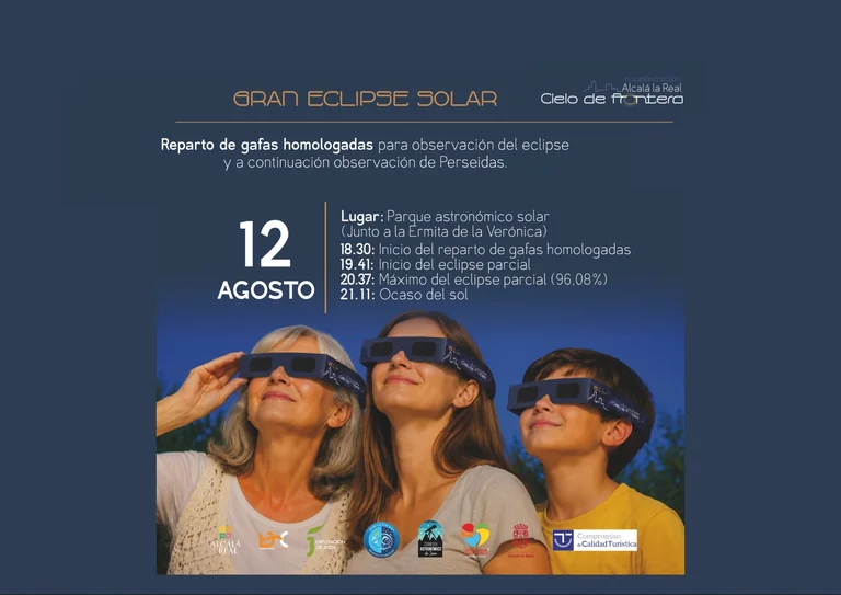 El eclipse moviliza a Alcalá la Real: así podrá verse