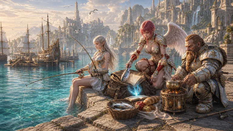 Imagen conceptual 2 del MMORPG con IA Lineage2AI