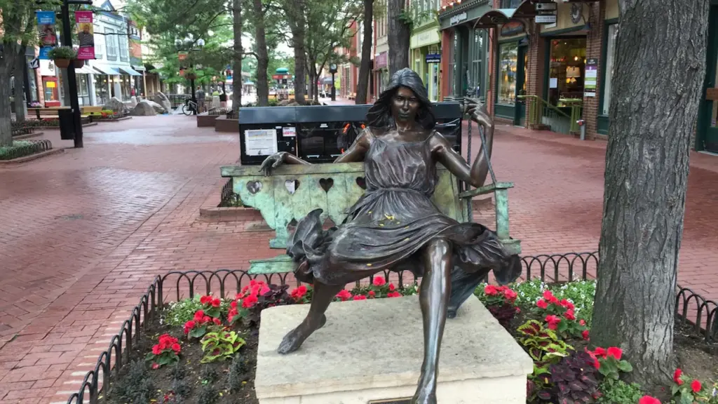 Una estatua de bronce sentada en un banco evocando reflexión sobre el paso del tiempo.